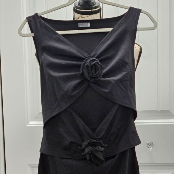 🌿Free People, Rosette One Piece Jumper in black. NWOT-Size Large🌿 - Picture 3 of 9